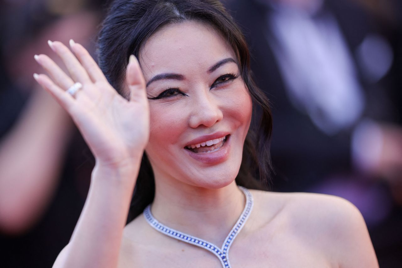 Jessica Wang at Emilia Perez Red Carpet 2024 Cannes Film Festival